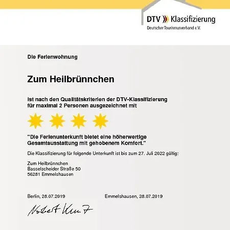 Apartament Zum Heilbruennchen